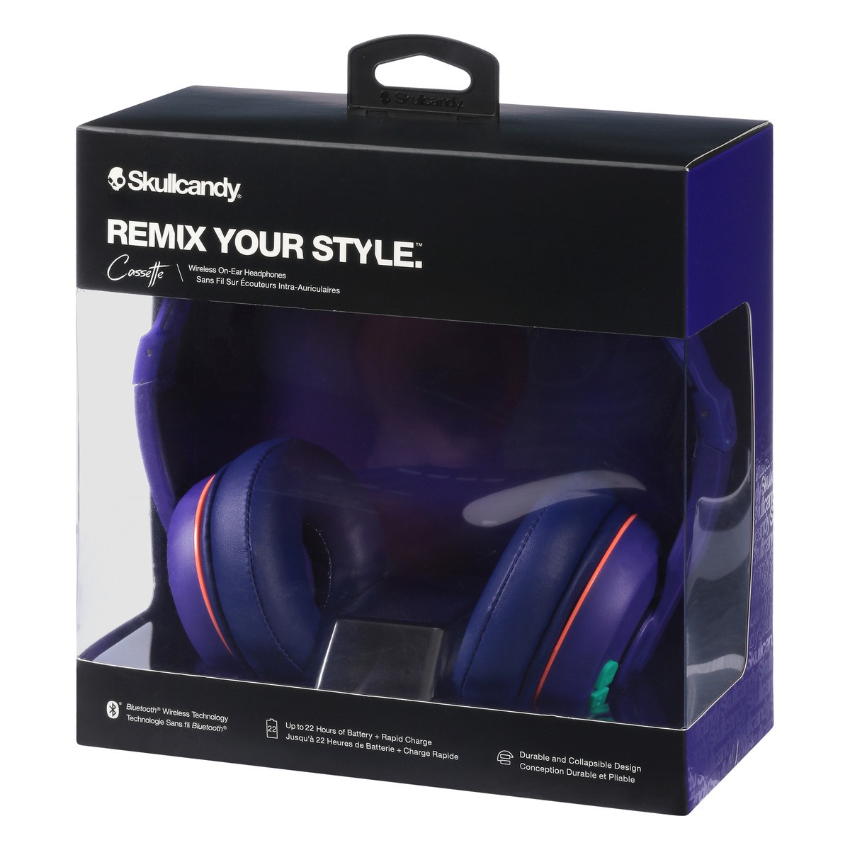 slide 7 of 9, Skullcandy Cassette Wireless On-Ear Headphone 1 ea, 1 ea