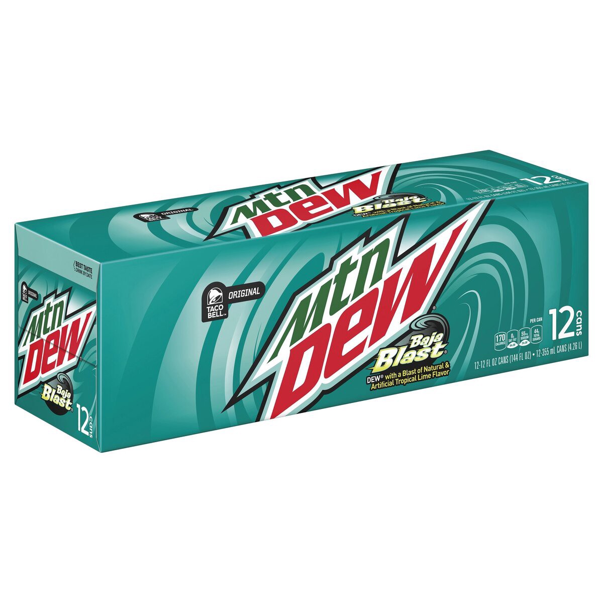 slide 7 of 9, Mountain Dew Baja Blast - 12 ct, 12 ct