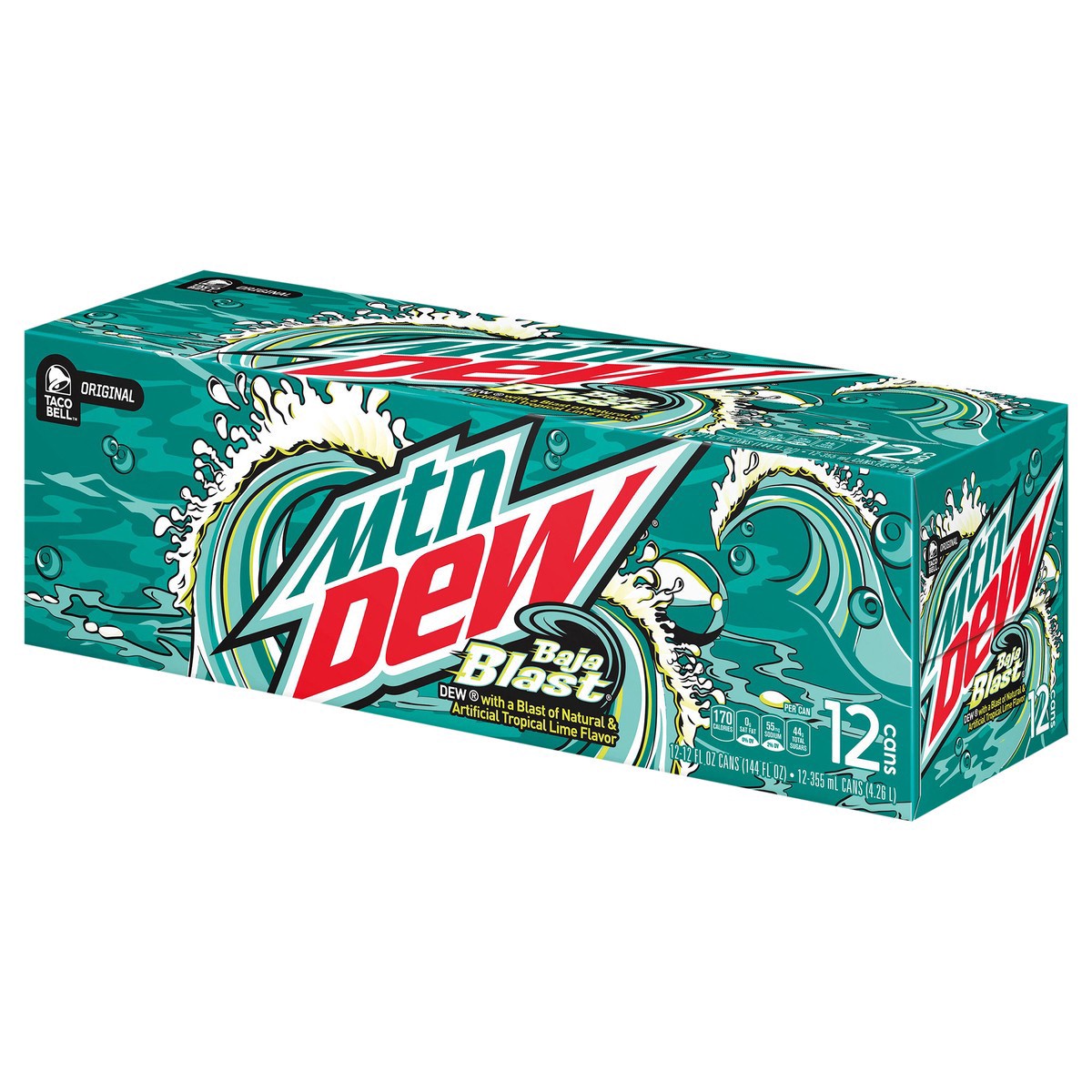 slide 2 of 9, Mountain Dew Baja Blast - 12 ct, 12 ct