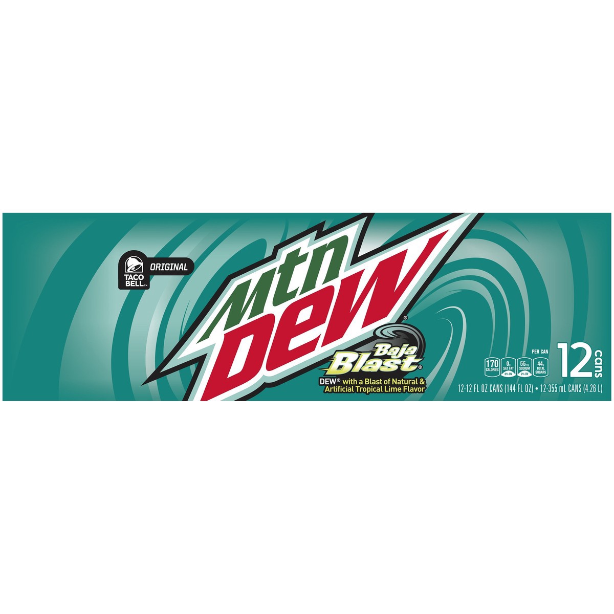 slide 3 of 9, Mountain Dew Baja Blast - 12 ct, 12 ct