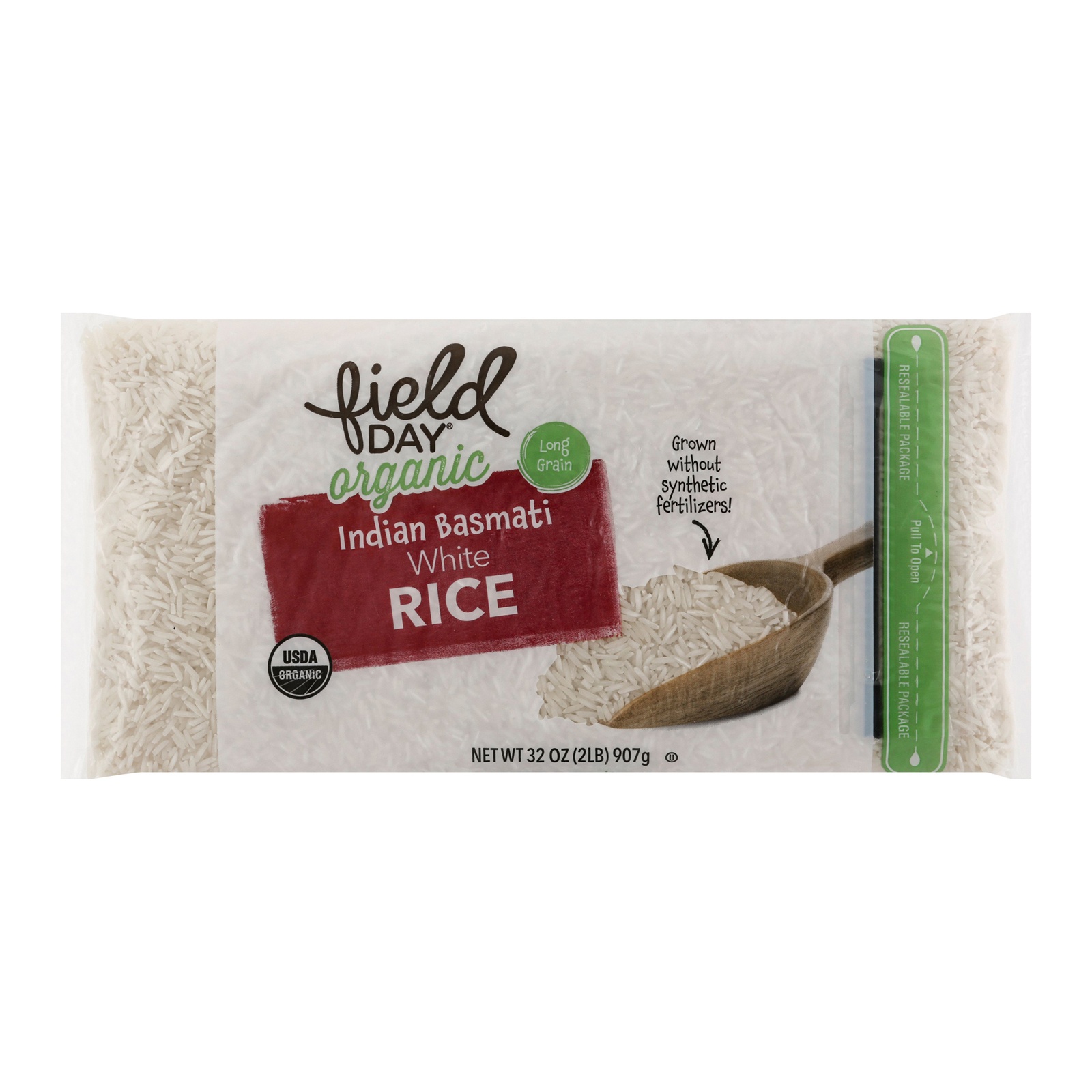 slide 1 of 1, Field Day Organic Indian Basmati White Rice, 1 ct