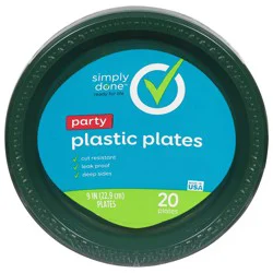 Simply Done 9" Party Plastic Plates