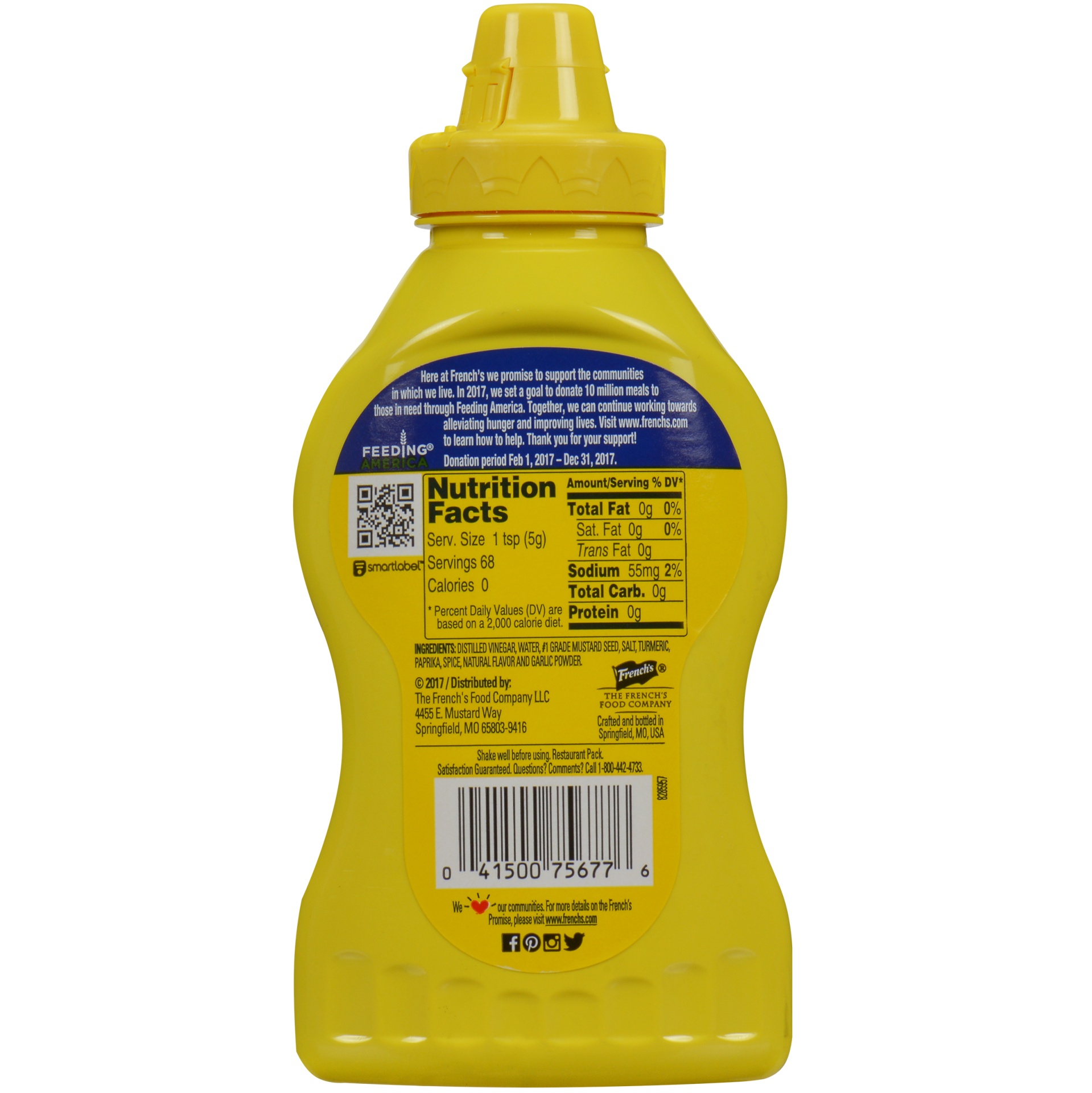 slide 3 of 4, French's Classic Yellow Mustard Table Top Squeeze Bottle, 12 oz