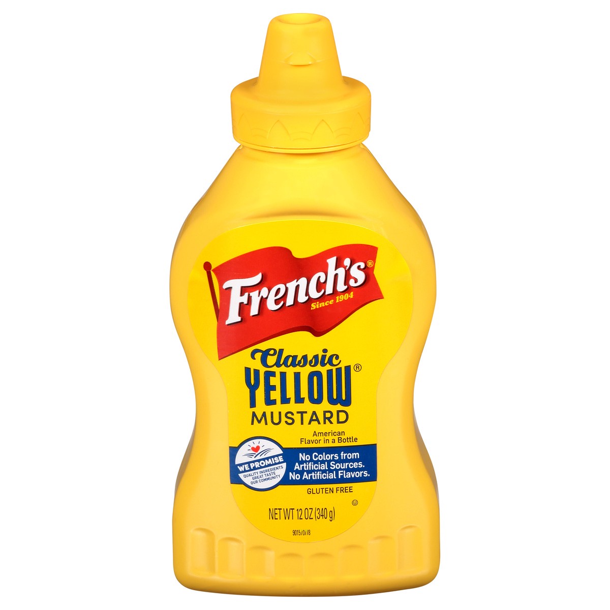 slide 6 of 13, French's Classic Yellow Mustard Table Top Squeeze Bottle, 12 oz, 12 oz