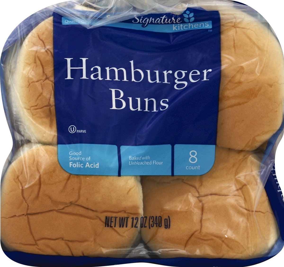 slide 2 of 6, Signature Hamburger Buns 8 ea, 12 oz