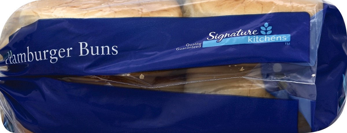 slide 3 of 6, Signature Hamburger Buns 8 ea, 12 oz