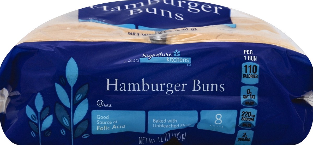 slide 4 of 6, Signature Hamburger Buns 8 ea, 12 oz