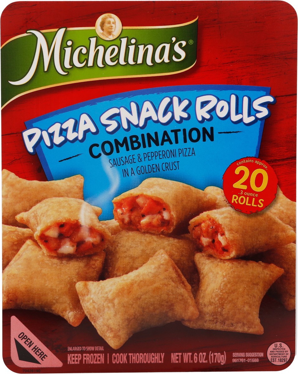 slide 2 of 9, Michelina's Pizza Snack Rolls, 20 ct