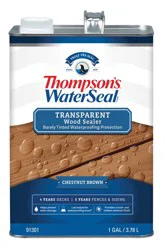 Thompson's WaterSeal Transparent Wood Sealer - Chestnut Brown, 1 gal