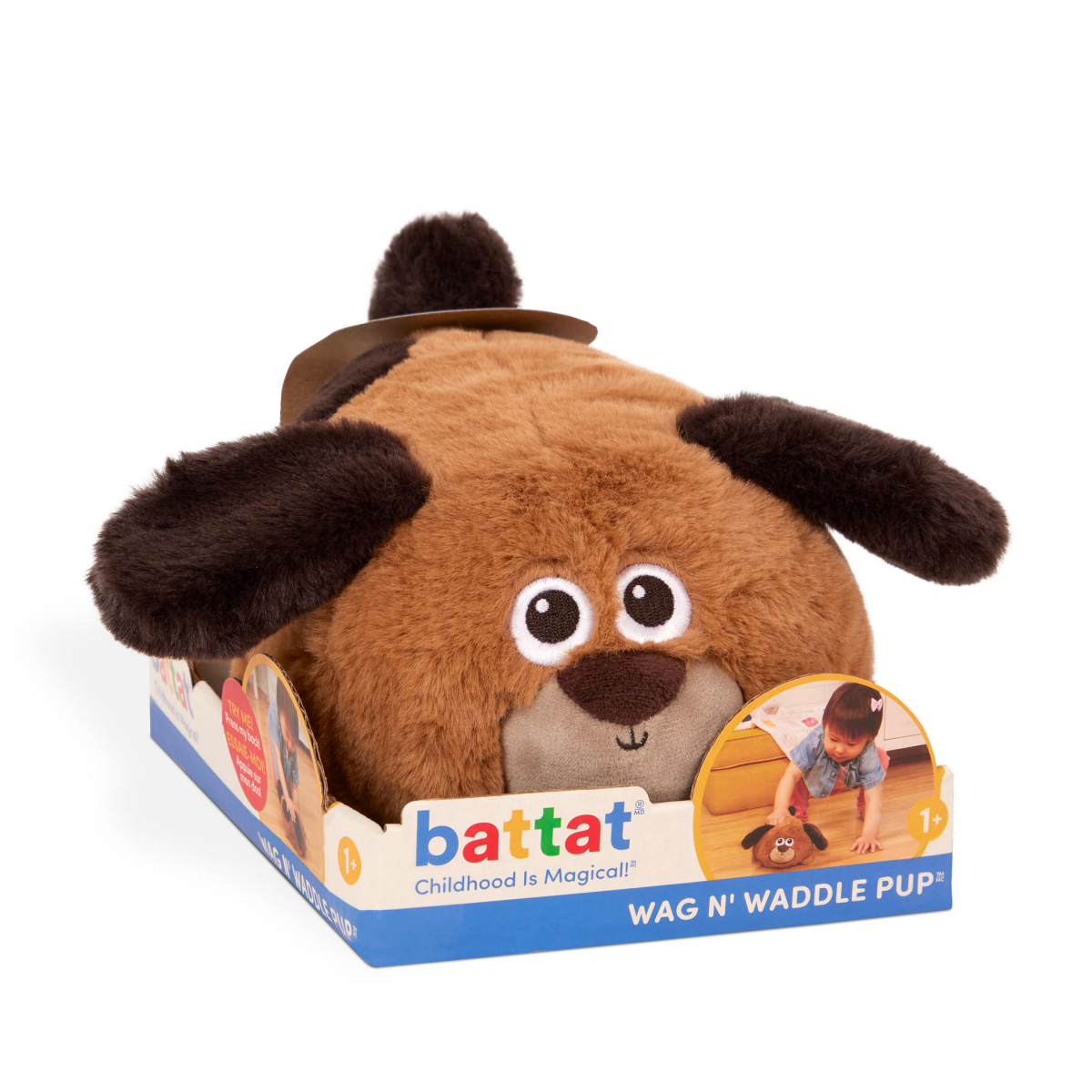 slide 1 of 7, Battat Walking Plush Animals, 1 ct