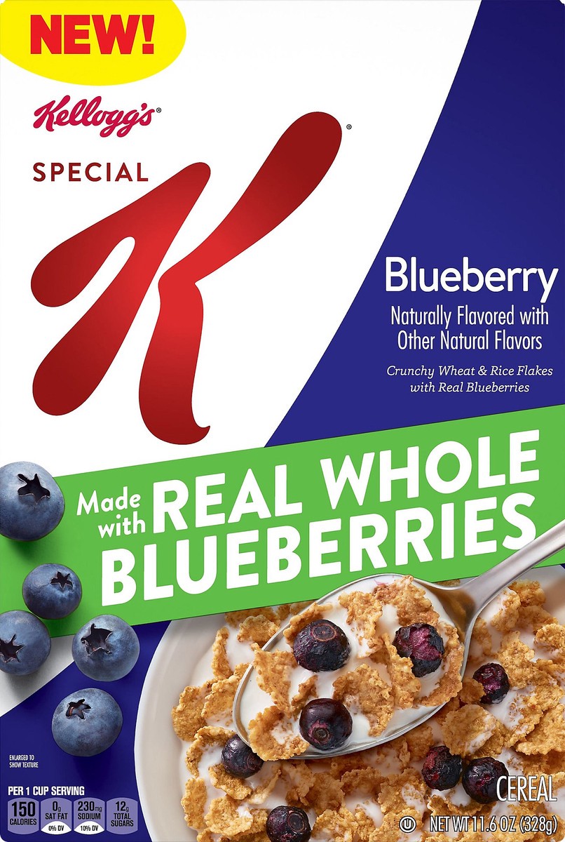 slide 2 of 7, Special K Blueberry Cereal 11.6 oz, 11.6 oz