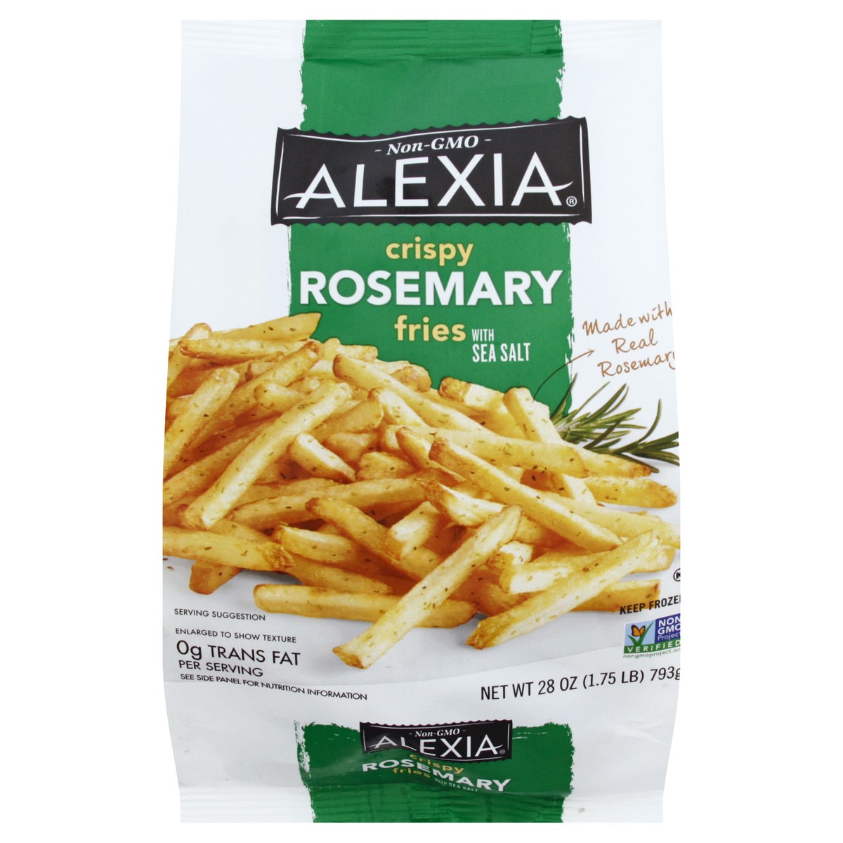 slide 5 of 8, Alexia Crispy Rosemary All Natural Fries With Sea Salt, 28 oz