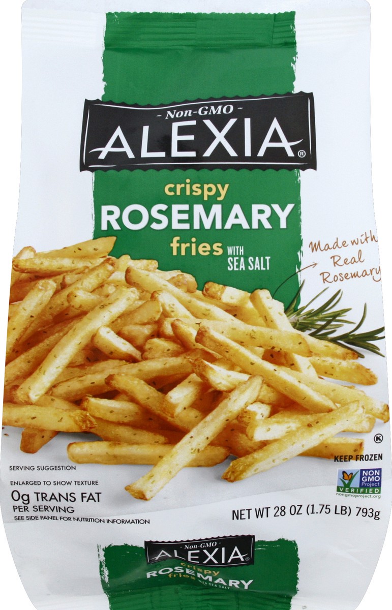 slide 1 of 8, Alexia Crispy Rosemary All Natural Fries With Sea Salt, 28 oz