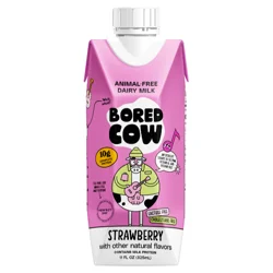 Bored Cow Animal-Free Strawberry Dairy Milk 11 fl oz