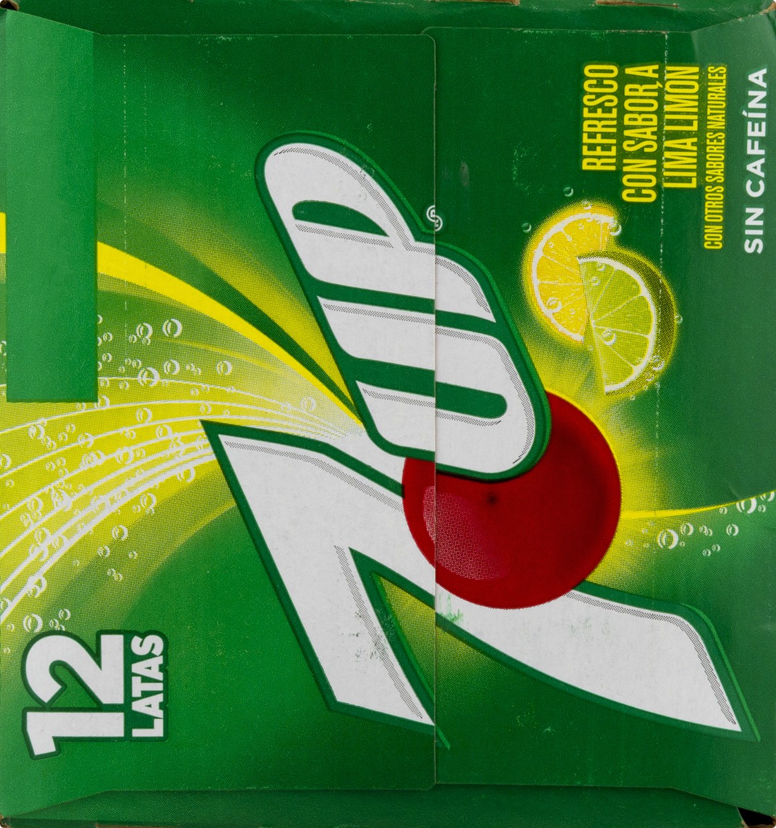 slide 8 of 13, 7UP Lemon Lime Soda, 12 fl oz cans, 12 pack, 12 ct; 12 fl oz