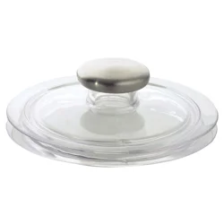 InterDesign Forma 2 Sink Stopper, Clear/Brushed