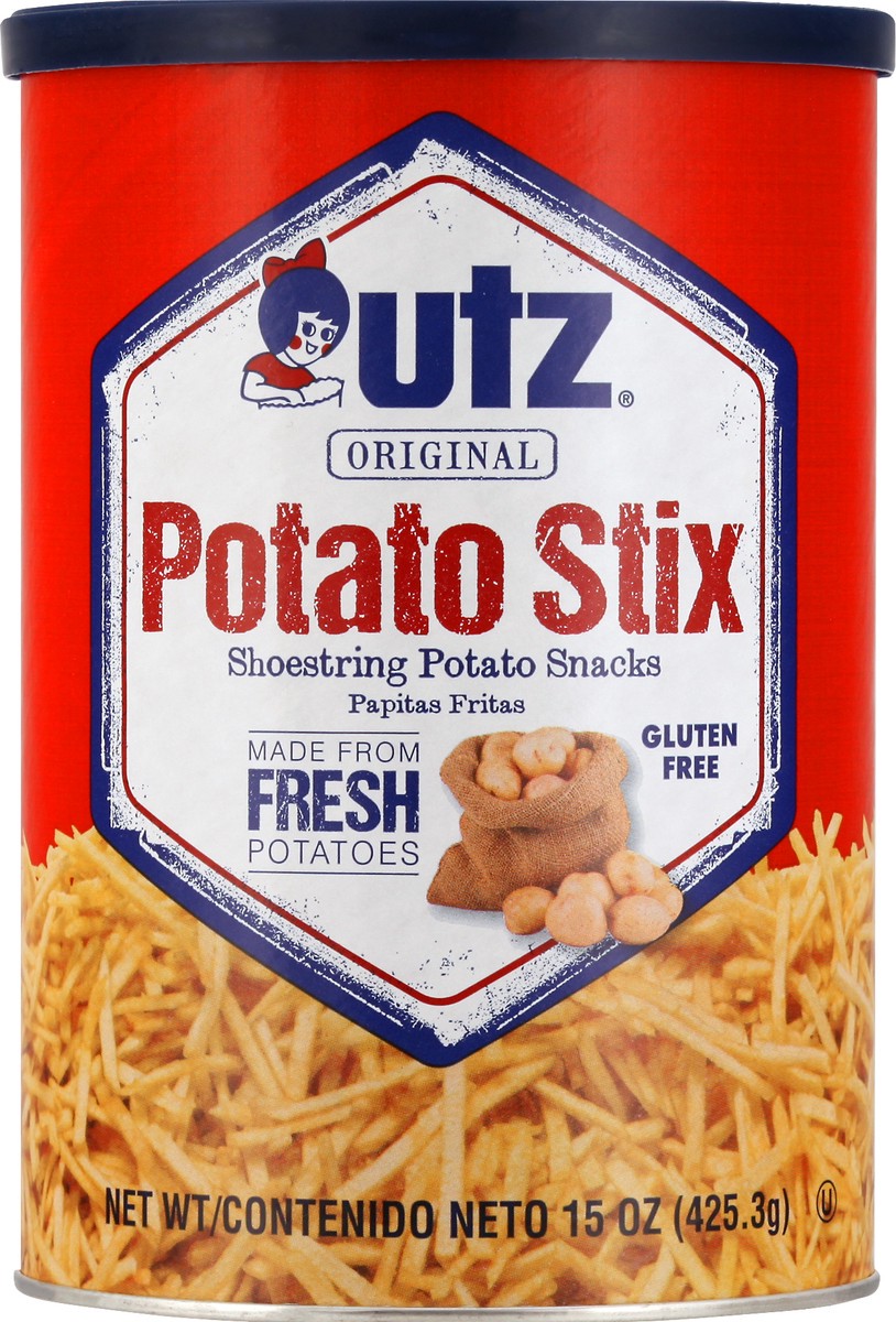 slide 10 of 11, Utz 15 oz Utz Potato Stix Canister, 15 oz