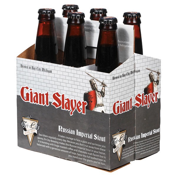 slide 13 of 13, OTHER-ALCOHOLIC BEVERAGES Tri-City Giant Slayer Russian Imperial Stout, 6 ct; 12 oz