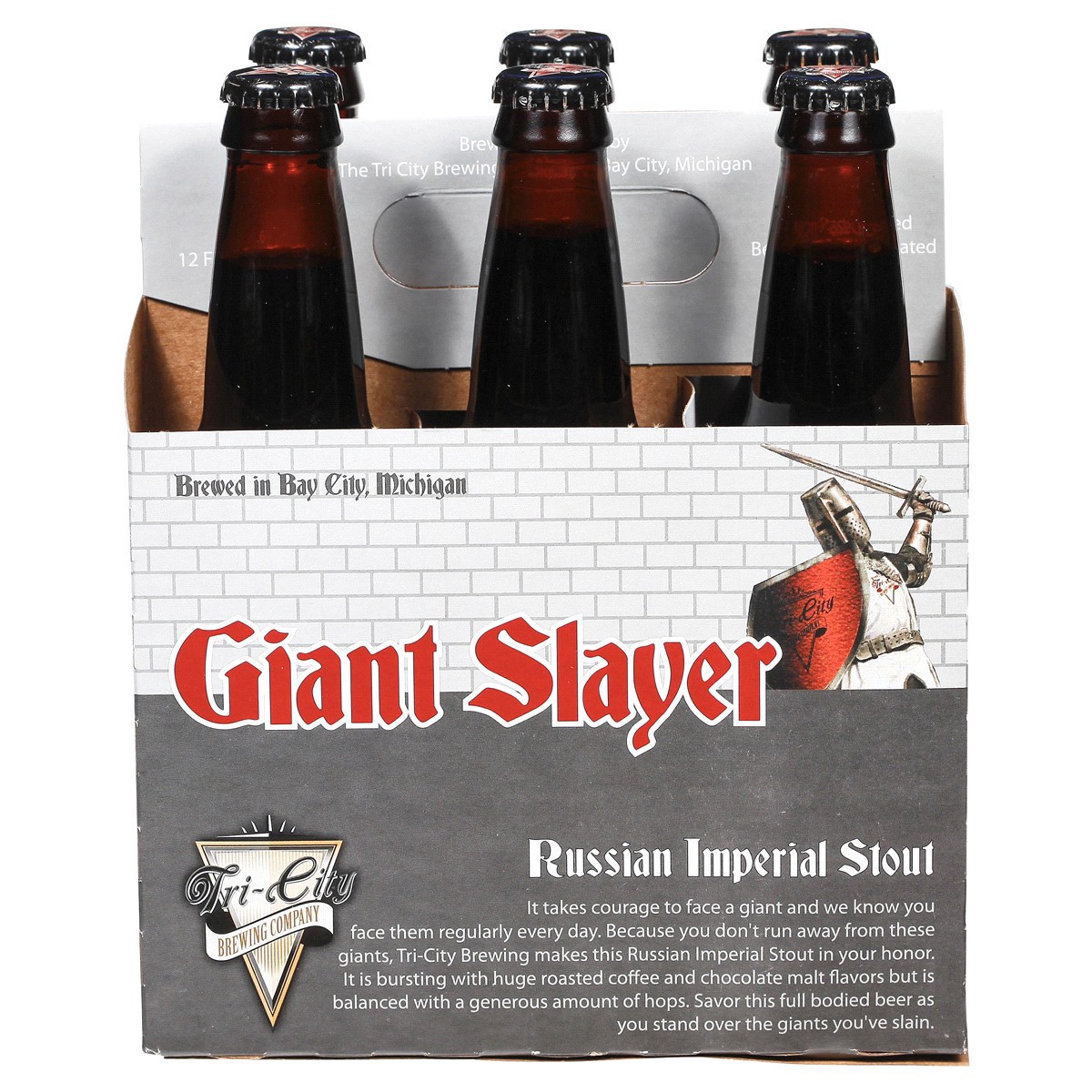 slide 1 of 13, OTHER-ALCOHOLIC BEVERAGES Tri-City Giant Slayer Russian Imperial Stout, 6 ct; 12 oz