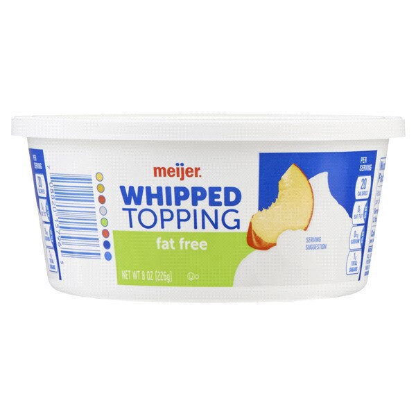 slide 17 of 17, Meijer Whipped Topping Fat Free, 8 oz