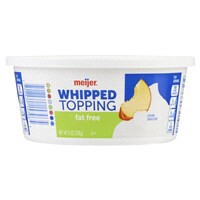 slide 9 of 17, Meijer Whipped Topping Fat Free, 8 oz