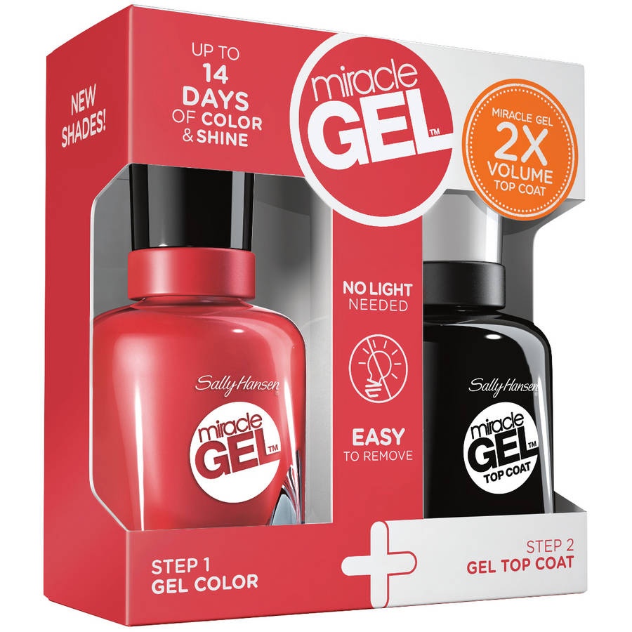 slide 1 of 1, Sally Hansen Miracle Gel Nail Color Duo Pack, Tawny Travels, 1 fl oz