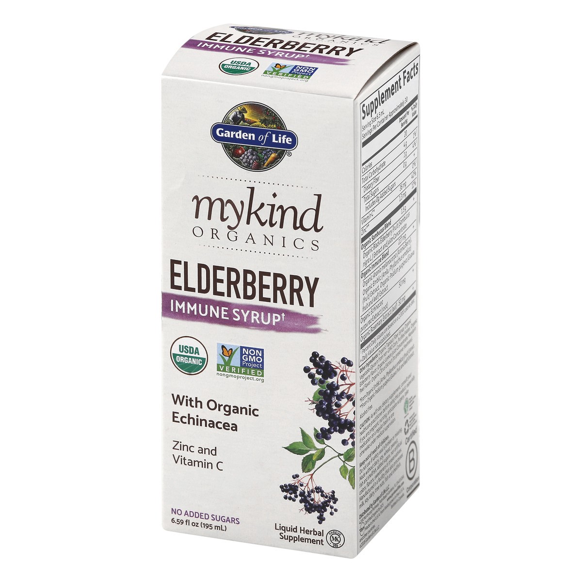 slide 3 of 9, Garden of Life Elderberry Immune Syrup, 6.59 oz