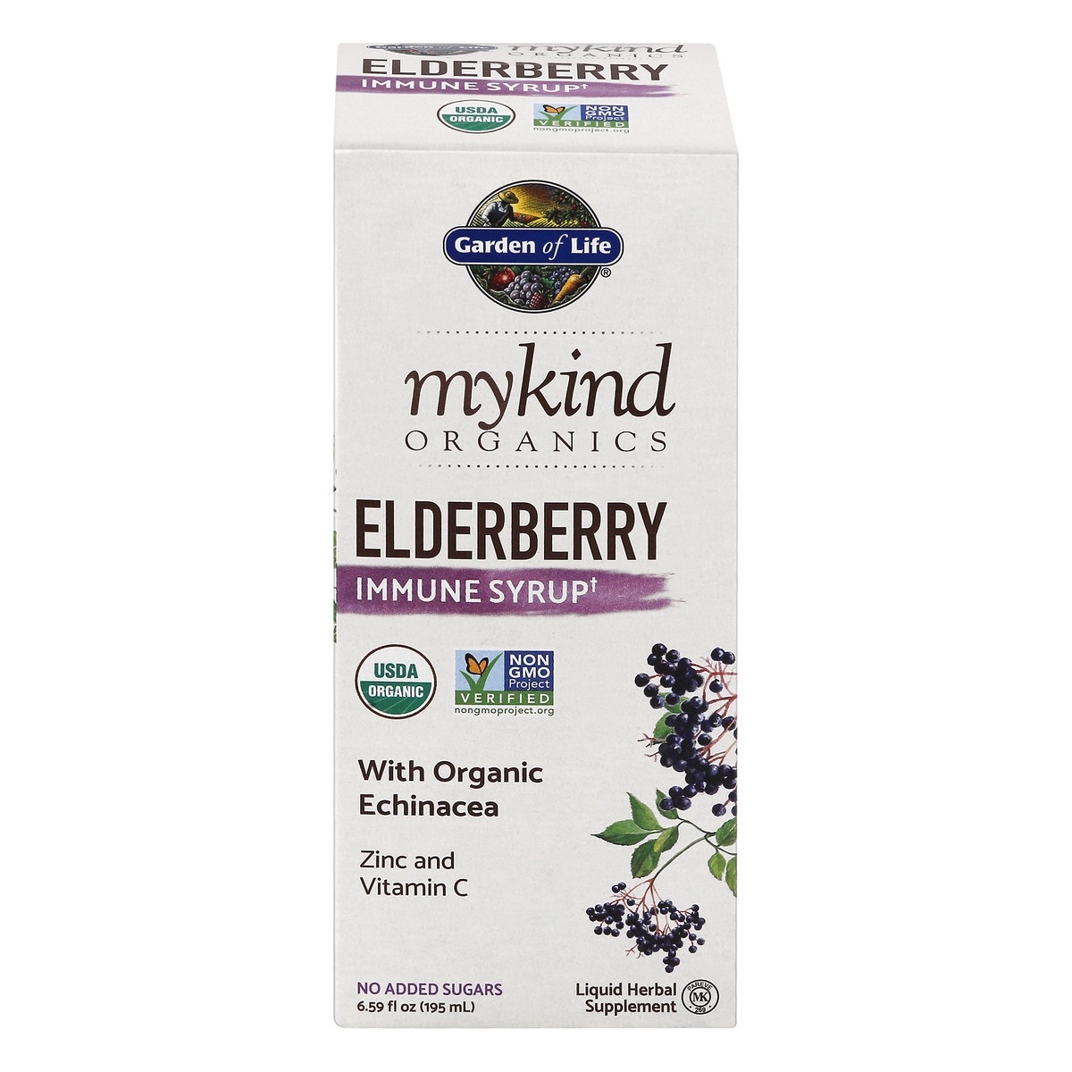 slide 1 of 9, Garden of Life Elderberry Immune Syrup, 6.59 oz