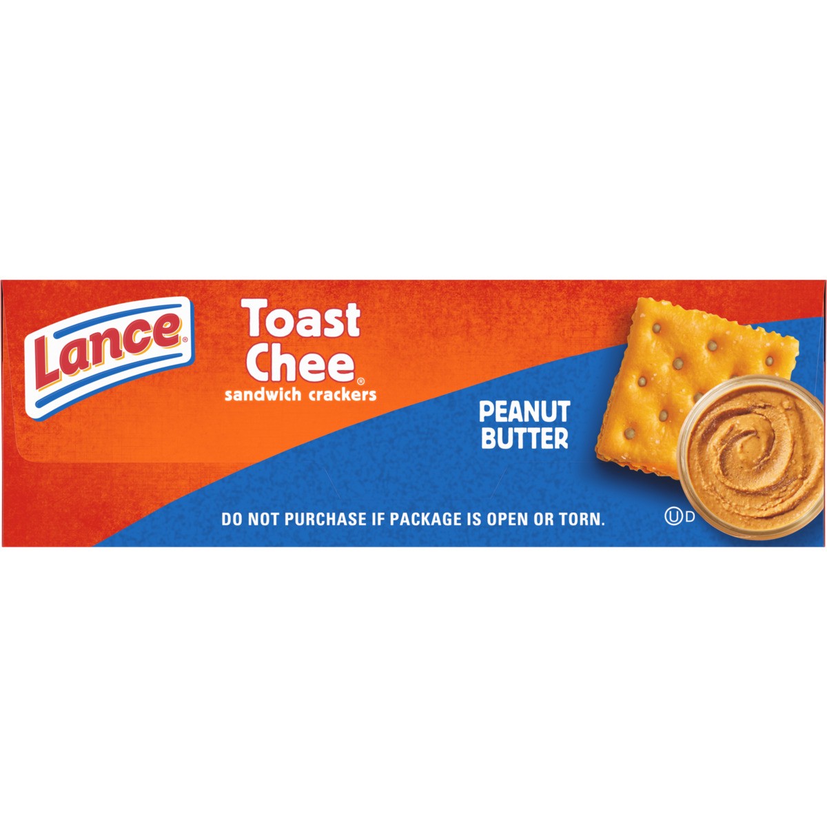 slide 4 of 11, Lance Sandwich Crackers, ToastChee Peanut Butter, 6 Individually Wrapped Packs, 4 Sandwiches Each, 6.1 oz