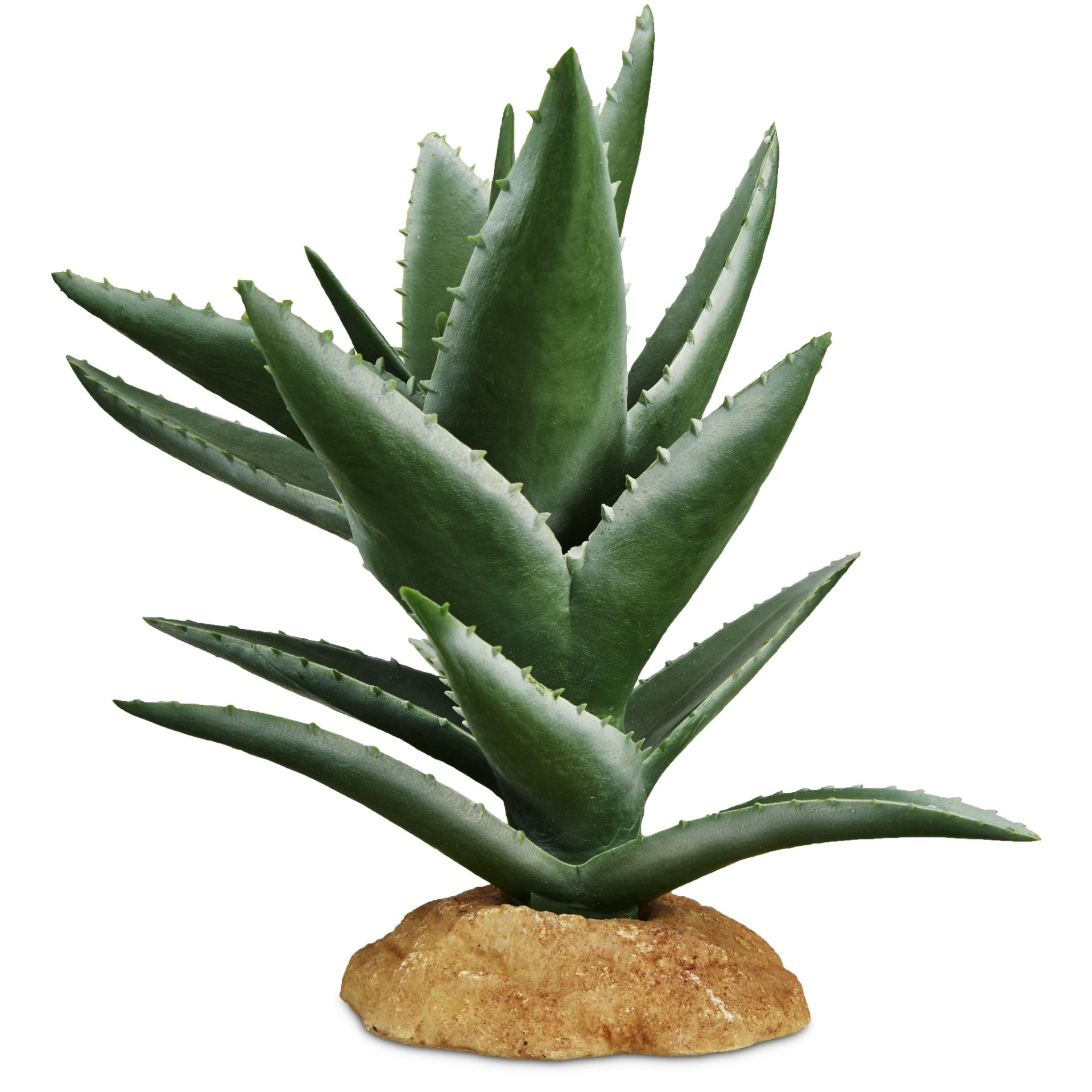 slide 1 of 1, Imagitarium Aloe Plant Reptile Decor, MED