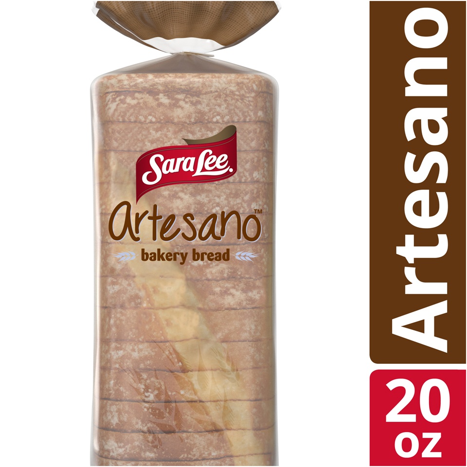 slide 2 of 9, Sara Lee Artesano Style Bread, 20 oz