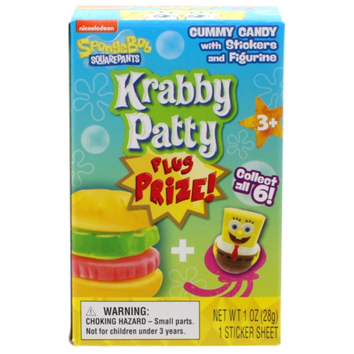 slide 1 of 1, Frankford Spongebob Squarepants Krabby Patty Gummy Candy Kit, 1 oz