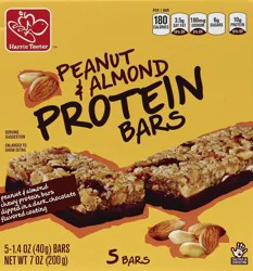 Harris Teeter Peanut & Almond Protein Bars