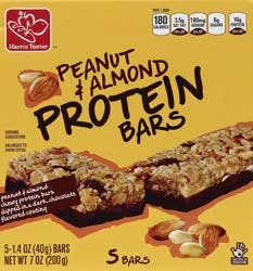 Harris Teeter Peanut & Almond Protein Bars