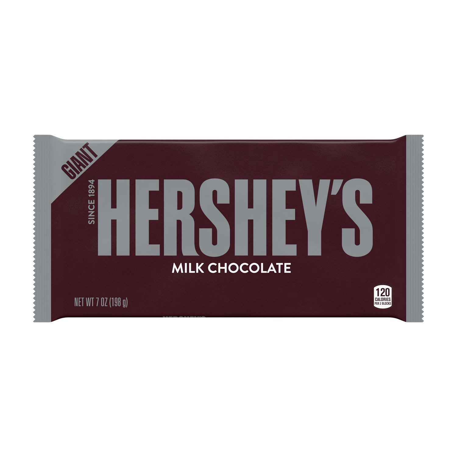 slide 1 of 2, Hershey's Milk Chocolate Giant Bar, 7 oz