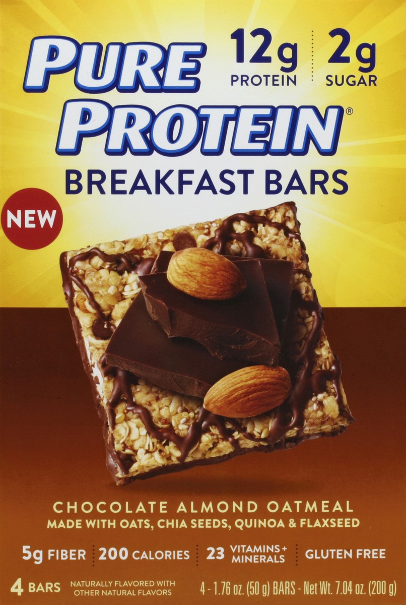 slide 1 of 5, Pure Protein Breakfast Bars 4 ea, 4 ct