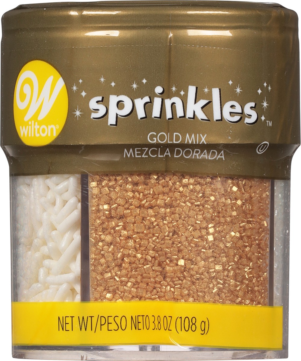 slide 10 of 11, Wilton Gold Mix Sprinkles 3.8 oz, 3.8 oz