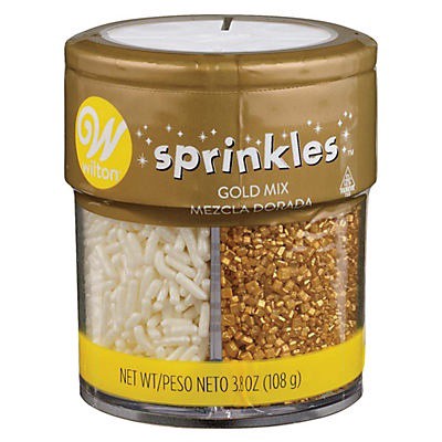 slide 1 of 11, Wilton Gold Mix Sprinkles 3.8 oz, 3.8 oz