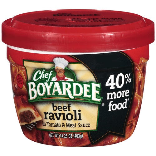 slide 1 of 1, Chef Boyardee Beef Ravioli Big Size Bowl, 14.25 oz