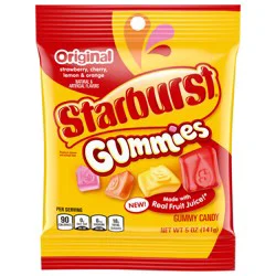 STARBURST Gummies Original Gummy Candy, 5 Oz Bag