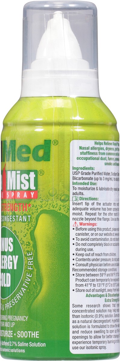 slide 8 of 9, NeilMed Nasal Mist Extra Strength Saline Spray 4.2 fl oz, 4.2 fl oz