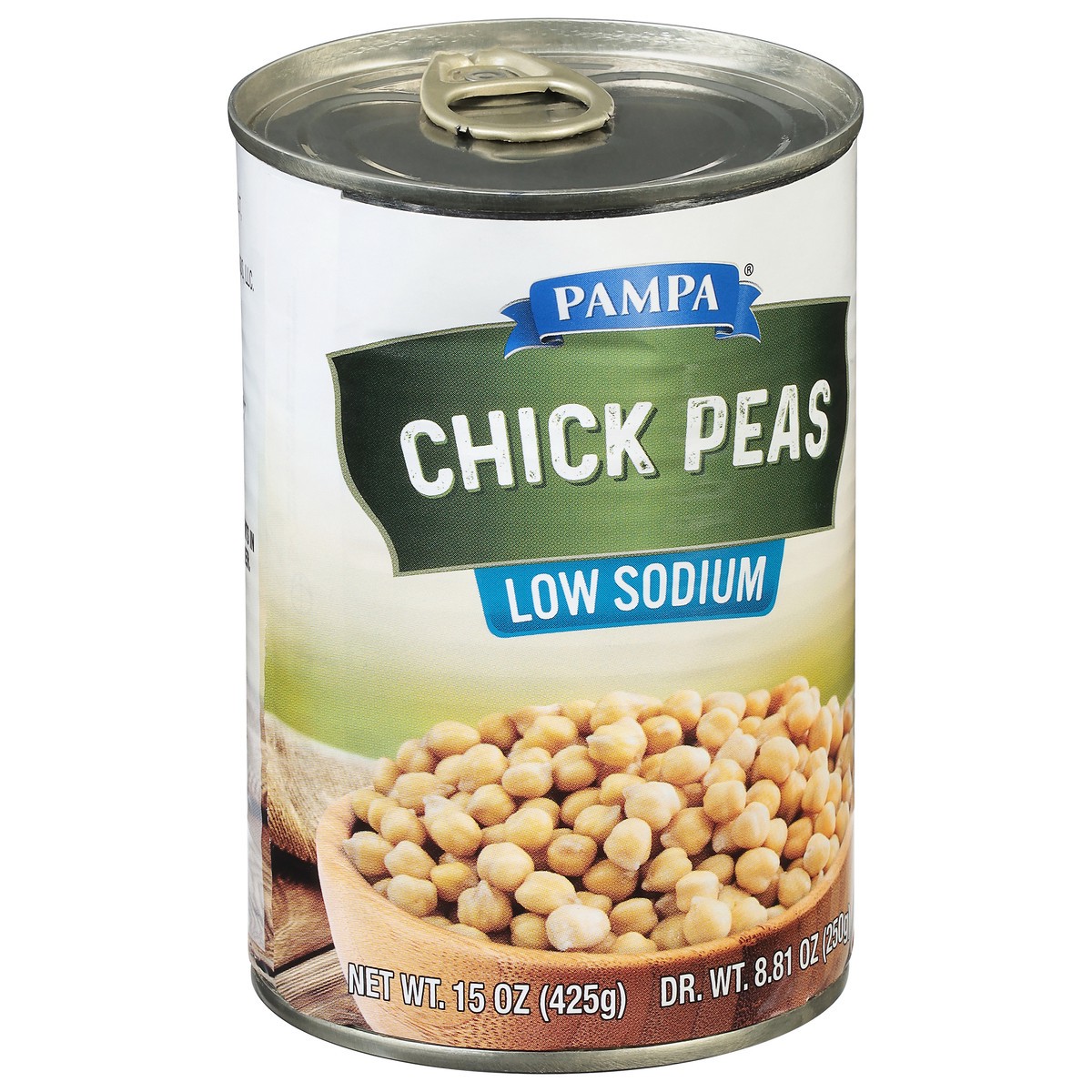 slide 9 of 11, Pampa Low Sodium Canned Chick Peas- 15 oz, 15 oz
