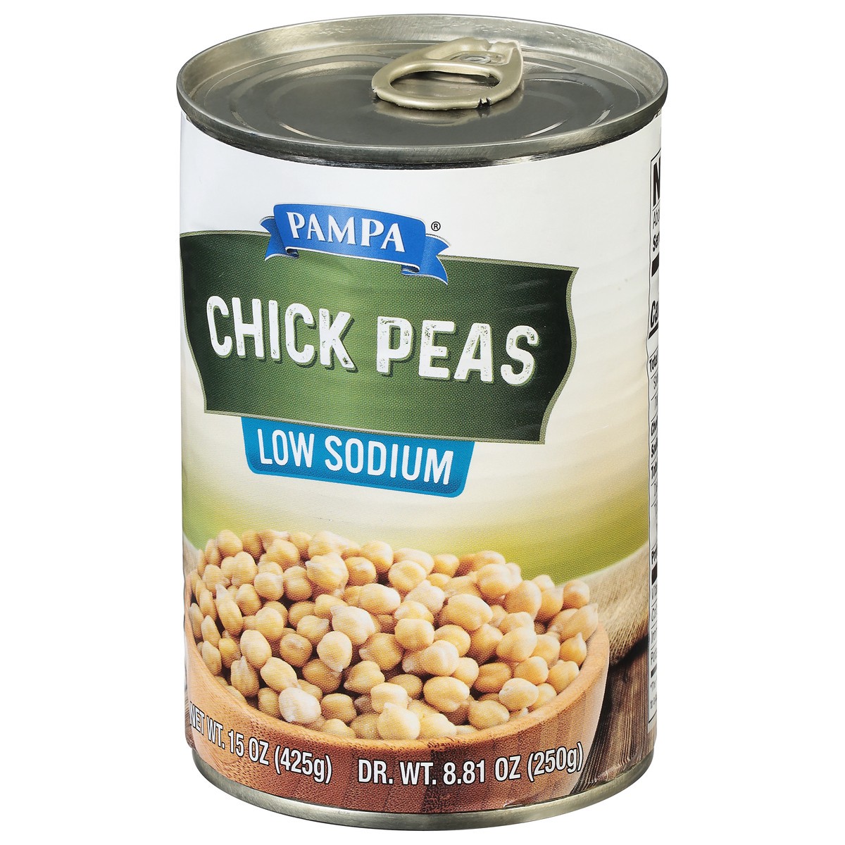 slide 8 of 11, Pampa Low Sodium Canned Chick Peas- 15 oz, 15 oz