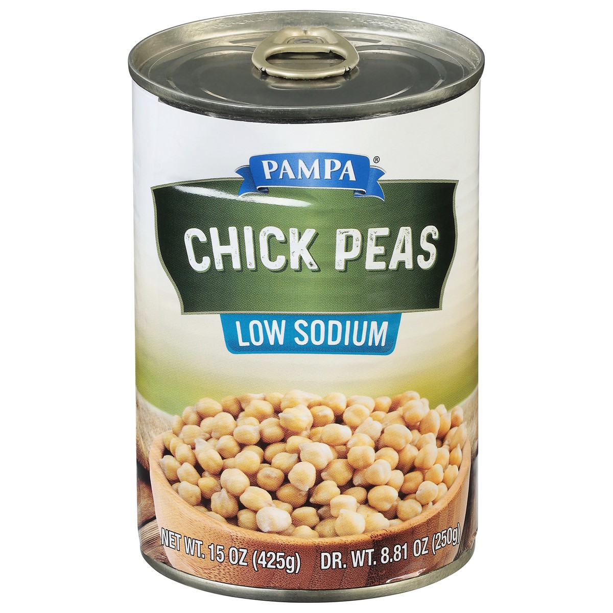 slide 3 of 11, Pampa Low Sodium Canned Chick Peas- 15 oz, 15 oz
