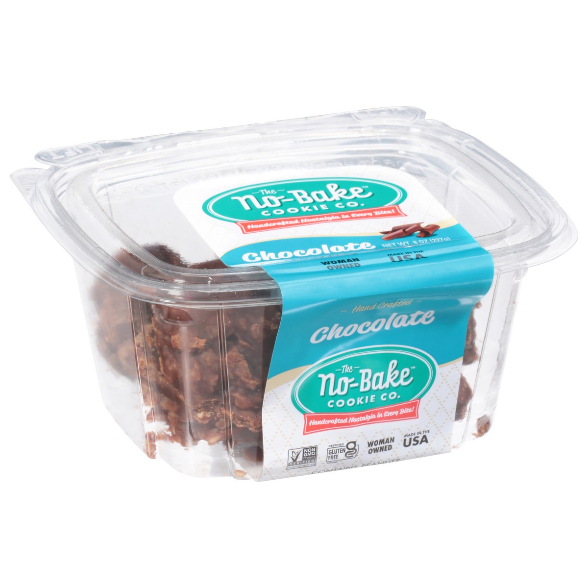 slide 3 of 9, The No-Bake Cookie Co. No-Bake Cookie Co Gluten Free Chocolate Cookies - 8 Oz, 8 oz