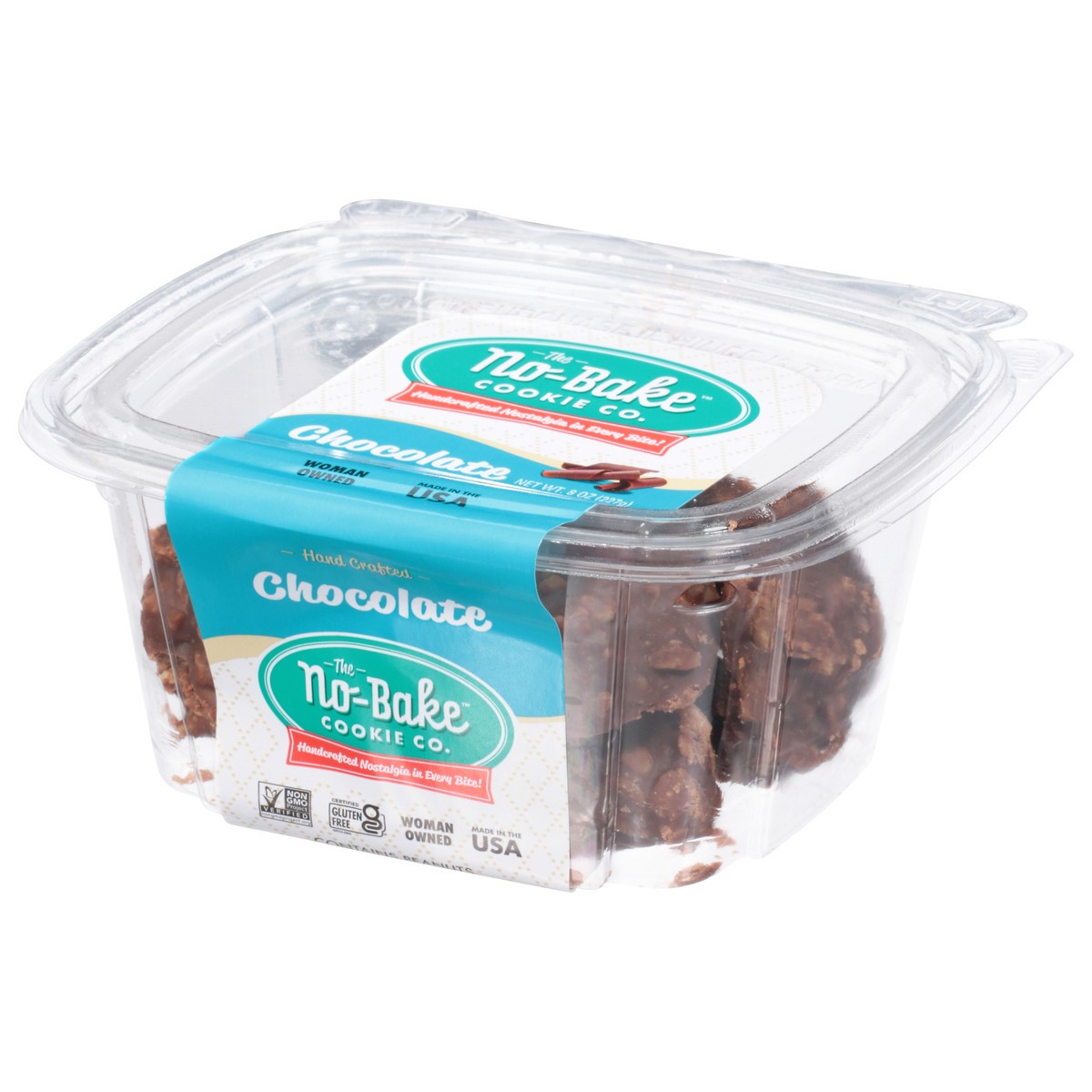 slide 4 of 9, The No-Bake Cookie Co. No-Bake Cookie Co Gluten Free Chocolate Cookies - 8 Oz, 8 oz