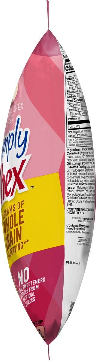 slide 4 of 9, Simply Chex, Strawberry Yogurt Snack Mix, 14 oz Bag, 14 oz