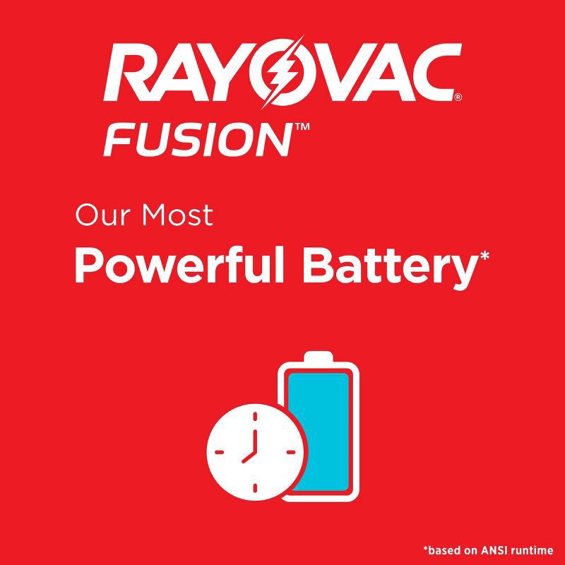 slide 2 of 6, Rayovac Fusion 8pk AAA Batteries – Alkaline Battery: Single-Use, 1.5V, 8 Count, 8 ct