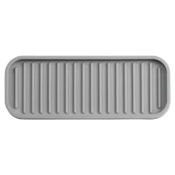 InterDesign Lineo Sink Tray, Gray