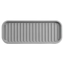 InterDesign Lineo Sink Tray, Gray